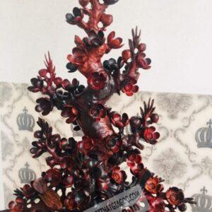 Bình Mai Gỗ Trắc Đỏ Đen 9.5 (11)