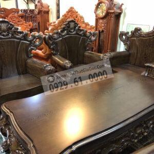 Bộ bàn ghế Hoàng Gia Gỗ Mun V10 nguyên khối 380tr (2)