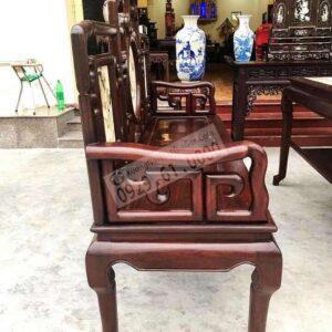 Bộ bàn ghế móc tàu gỗ gụ 6 món (4)
