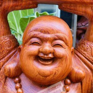 Di Lặc Dâng Vàng Gỗ Hương Đá Cao 80cm [6,500,000] (4)