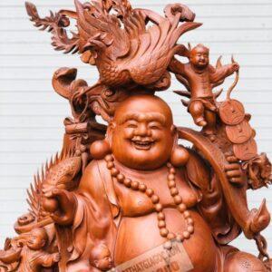 Di Lặc Ngũ Phúc Tứ Linh Cao 135cm Hương Ta [57,000,000] (2)