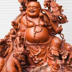 Di Lặc Ngũ Phúc Tứ Linh Cao 135cm Hương Ta [57,000,000] (3)