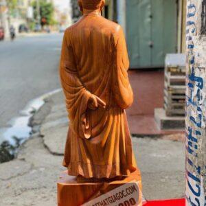 Khổng Minh Đế Chạm Tùng Gỗ Hương Đá Cao 1M Gỗ Hương [9,600,000] (7)