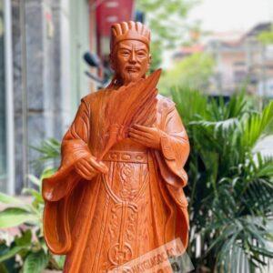 Khổng Minh Tiên Sinh Gỗ Hương Đá Cao 1m [9,600,000] (2)