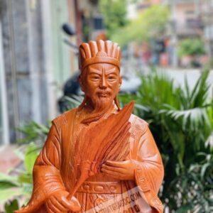 Khổng Minh Tiên Sinh Gỗ Hương Đá Cao 1m [9,600,000] (3)