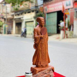 Khổng Minh Tiên Sinh Gỗ Hương Đá Cao 60cm Truyền Thần [3,500,000] (2)