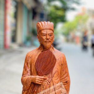 Khổng Minh Tiên Sinh Gỗ Hương Đá Cao 60cm Truyền Thần [3,500,000] (4)