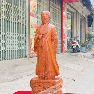 Khổng Minh Tiên Sinh Gỗ Hương Đá Cao 80cm [5,500,000] (3)