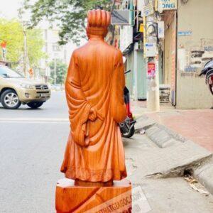 Khổng Minh Tiên Sinh Gỗ Hương Đá Cao 80cm [5,500,000] (5)