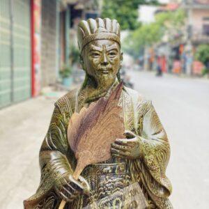 Khổng Minh Tiên Sinh Gỗ Mun Đuôi Công Cao 1m [9,300,000] (4)