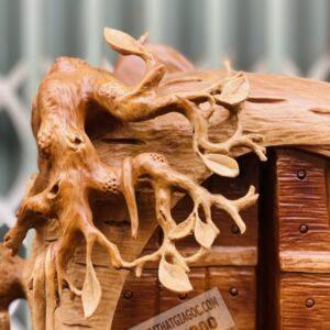 Một Lòng Hướng Phật Gỗ Xá Xị Cao 59cm [9,900,000] (7)