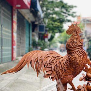 Nhất Kê Hoa Phù Dung Gỗ Hương Ta Cao 98cm [13,000,000] (4)