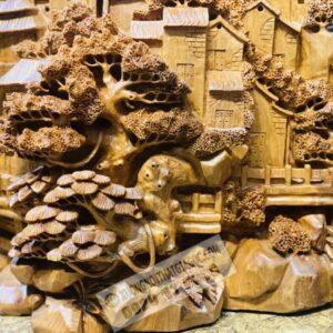 Nhất Tâm Bái Phật Gỗ Ngọc Am Cao 83cm [19,600,000] (8)