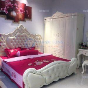 Phòng ngủ tân cổ điển khung đúc nhập khẩu (110)