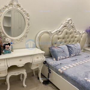 Phòng ngủ tân cổ điển khung đúc nhập khẩu (156)