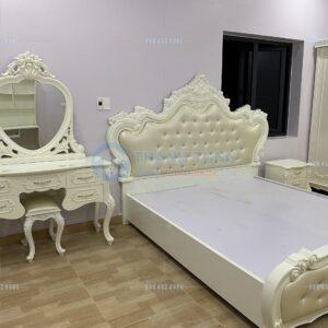 Phòng ngủ tân cổ điển khung đúc nhập khẩu (188)