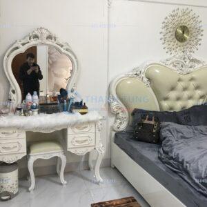 Phòng ngủ tân cổ điển khung đúc nhập khẩu (641)