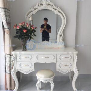 Phòng ngủ tân cổ điển khung đúc nhập khẩu (851)