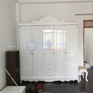Phòng ngủ tân cổ điển khung đúc nhập khẩu (919)