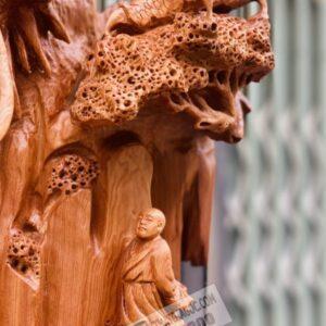 Phục Rồng Gỗ Ngọc Am Cao 79cm [14,600,000] (7)