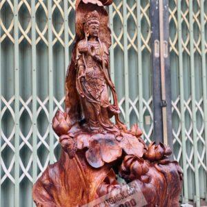 Quan Âm Đại Thế Chí Gỗ Sụn Cẩm Cao 1m27 [29,400,000] (2)