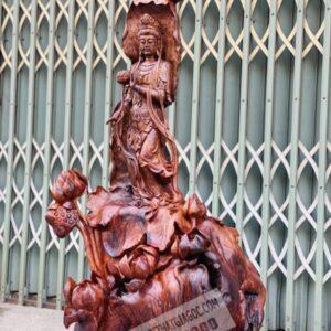 Quan Âm Đại Thế Chí Gỗ Sụn Cẩm Cao 1m27 [29,400,000] (3)
