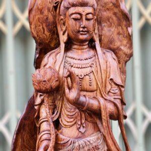 Quan Âm Đại Thế Chí Gỗ Sụn Cẩm Cao 1m27 [29,400,000] (6)