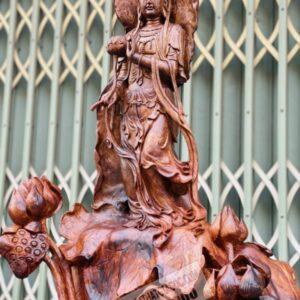 Quan Âm Đại Thế Chí Gỗ Sụn Cẩm Cao 1m27 [29,400,000] (7)