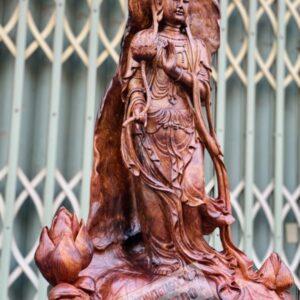 Quan Âm Đại Thế Chí Gỗ Sụn Cẩm Cao 1m27 [29,400,000] (8)