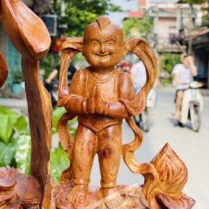 Quan Âm Ngự Long Ngư Gỗ Hương Ta Cao 1m4 [11,800,000] (7)