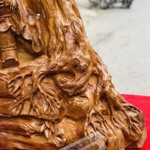 Quan Công Ngồi Gốc Tùng Gỗ Ngọc Am Cao 86cm [26,500,000] (10)