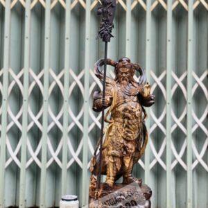 Quan Công Trấn Ải Gỗ Mun Hoa Cao 60cm [6,900,000] (1)