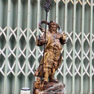 Quan Công Trấn Ải Gỗ Mun Hoa Cao 60cm [6,900,000] (2)