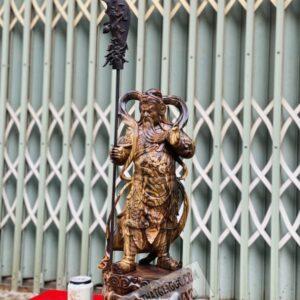 Quan Công Trấn Ải Gỗ Mun Hoa Cao 60cm [6,900,000] (3)