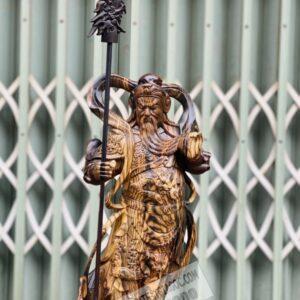 Quan Công Trấn Ải Gỗ Mun Hoa Cao 60cm [6,900,000] (4)