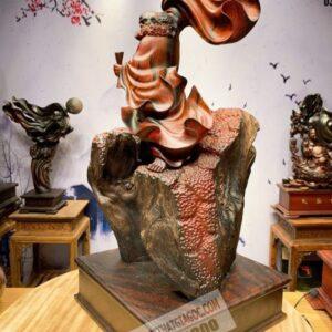 Tác Phẩm Đạt Ma Múa Võ Gỗ Trắc Cực Đẹp [11,000,000] (9)