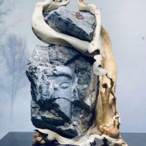 Tác Phẩm Nhất Tâm Bái Phật Gỗ Nhai Bách Cực Đẹp [20,000,000] (3)