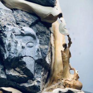 Tác Phẩm Nhất Tâm Bái Phật Gỗ Nhai Bách Cực Đẹp [20,000,000] (5)