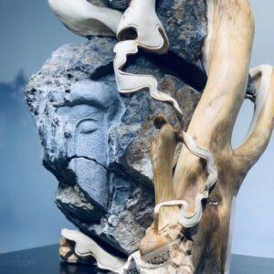 Tác Phẩm Nhất Tâm Bái Phật Gỗ Nhai Bách Cực Đẹp [20,000,000] (6)