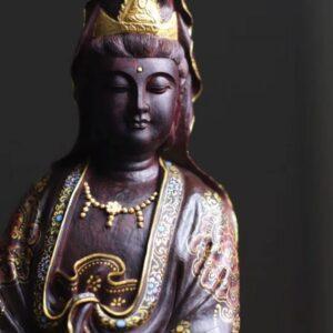 Tác Phẩm Tượng Phật Quan Thế Âm Gỗ Tử Đàn Cực Vip [45,000,000] (1)