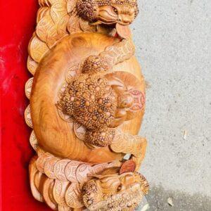 Tam Cóc Trần Bình Tài Lộc Gỗ Hương Ta Ngang 65cm [6,700,000] (6)