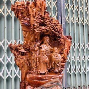 Tam Đa Dưới Gốc Tùng Gỗ Hương Ta Cao 105cm [28,300,000] (2)