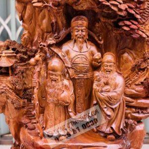 Tam Đa Dưới Gốc Tùng Gỗ Hương Ta Cao 105cm [28,300,000] (6)