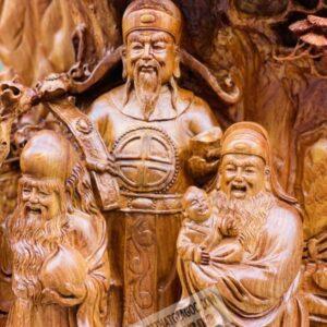 Tam Đa Dưới Gốc Tùng Gỗ Hương Ta Cao 105cm [28,300,000] (8)