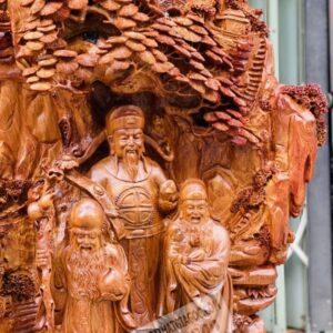 Tam Đa Dưới Gốc Tùng Gỗ Hương Ta Cao 105cm [28,300,000] (9)