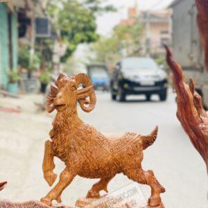 Tam Dương Khai Thái Gỗ Hương Ta Ôm Đá Cao 1m27 [19,600,000] (3)