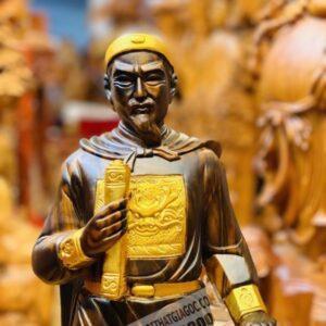 Trần Quốc Tuấn Gỗ Mun Hoa Lào Cao 60 Mẫu Vip Dát Vàng [59,000,000] (10)