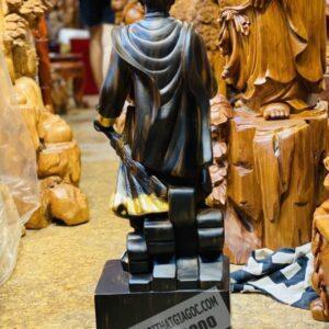 Trần Quốc Tuấn Gỗ Mun Hoa Lào Cao 60 Mẫu Vip Dát Vàng [59,000,000] (12)