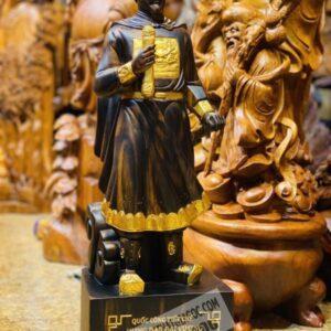 Trần Quốc Tuấn Gỗ Mun Hoa Lào Cao 60 Mẫu Vip Dát Vàng [59,000,000] (4)