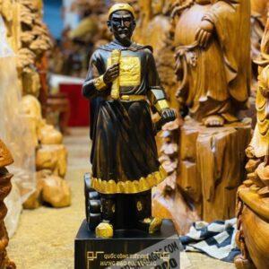 Trần Quốc Tuấn Gỗ Mun Hoa Lào Cao 60 Mẫu Vip Dát Vàng [59,000,000] (6)